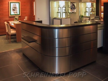 Kassentresen für Geschäfts- und Ladeneinrichtung - Ladenbau Kassentresen für Geschäfts- und Ladeneinrichtung - Ladenbau