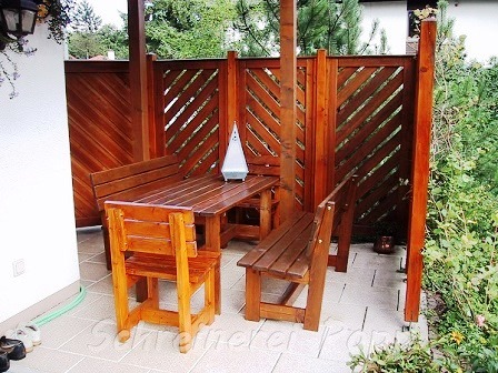 Außenbau - Sichtschutzwände aus Holz Außenbau - Sichtschutzwände aus Holz