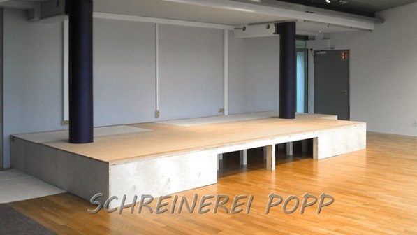 Bühne Stadthalle Germering - Innenausbau Bühne Stadthalle Germering - Innenausbau