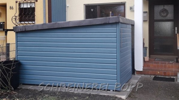 Fahrradschuppen - Außenbau Fahrradschuppen - Außenbau