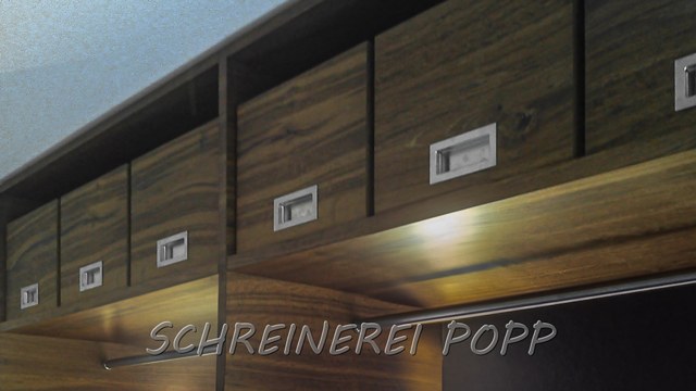 Garderobe mit Stauraumboxen Eiche gedämpft rechts Garderobe mit Stauraumboxen Eiche gedämpft rechts