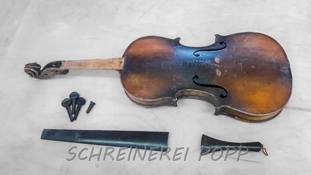 Geige nicht mehr funktionstüchtig Musikinstrumente - Geige kaputt