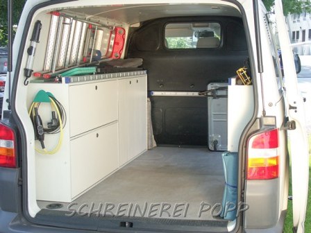 T5 Autoeinrichtung - Transporterausbau und Autoregale T5 Autoeinrichtung - Transporterausbau und Autoregale