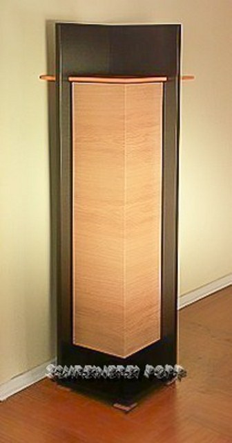Weinsäule MDF Eiche/Schwarz Weinsäule MDF Eiche/Schwarz
