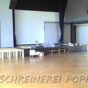 Bühnenbau Stadthalle Germering 3