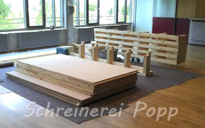  Bühnenbau Stadthalle Germering 1