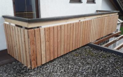 Balkonbrüstung Lärche