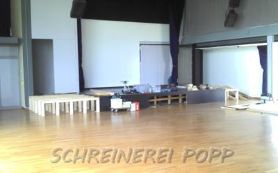 Bühnenbau Stadthalle Germering 3