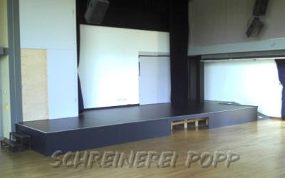Bühnenbau Stadthalle Germering 4
