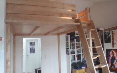 Hochbett Birke massiv